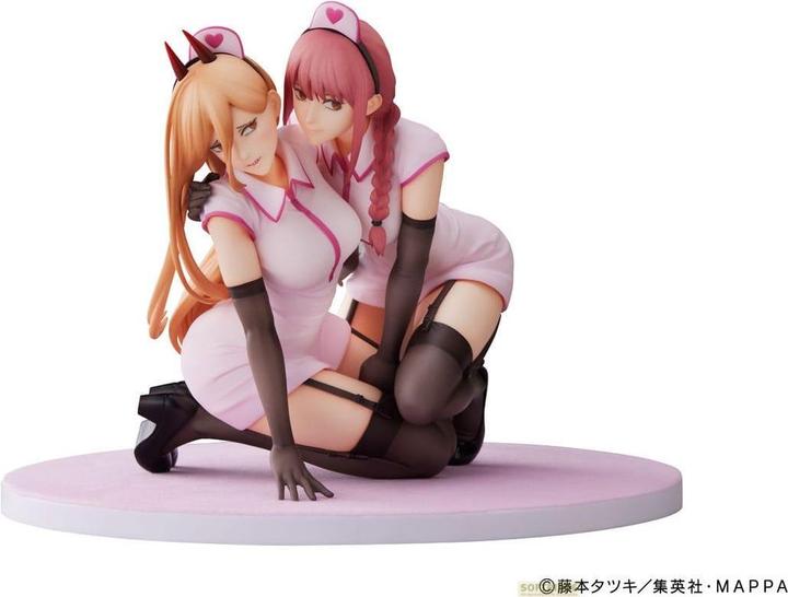 Furyu Chainsaw Man statuette PVC 1/7 Power & Makima Nurse Ver. 14 cm