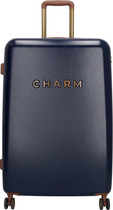 Image du produit Charm London Nice Travel Grande valise - 75 cm - 95 litres - TSA Slot - Bleu (95 l)