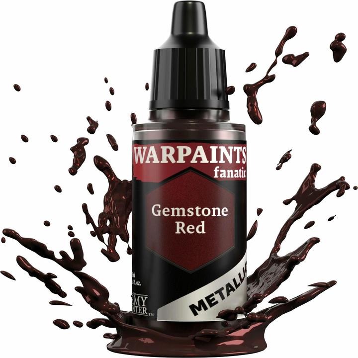 Actual product image The Army Painter Metallic colour Warpaints Fanatic: Gemstone Red 18 ml (Gemstone Red, 18 ml)
