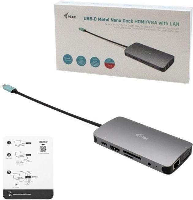 Actual product image i-tec Nano Dock (USB-C, 4 Ports)