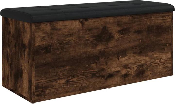 Produktbild VidaXL Sitzbank mit Stauraum Räuchereiche 102x42x45 cm (102 cm)