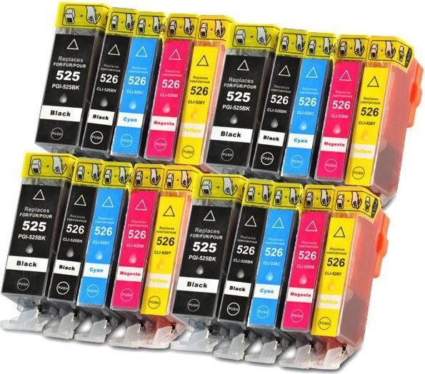 Produktbild Hermex Kompatible Tintenpatrone für Canon PIXMA iP4950 (M, PGBK, C, Y, BK)
