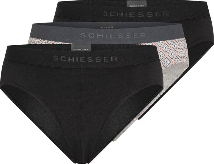 Immagine prodotto Schiesser Confezione da 3 slip / mutande Rio in cotone organico 95/5 (L, confezione da 3)