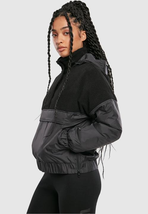 Immagine prodotto Urban Classics Giacca Sherpa Mix Pull Over da donna (4XL)