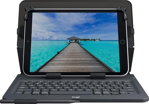Actual product image Logitech Universal Folio with integrated keyboard for 9-10 inch tablets Bluetooth QWERTY Italian (IT, Tablets)