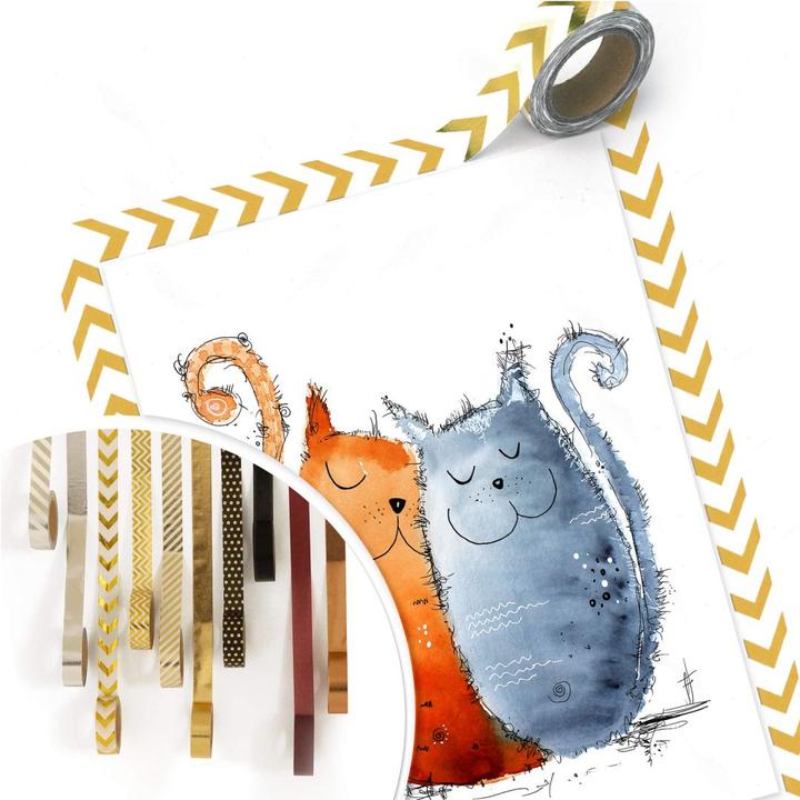 Produktbild Trenddeko Hagenmeyer - Verliebte Katzen (24 x 30 cm)