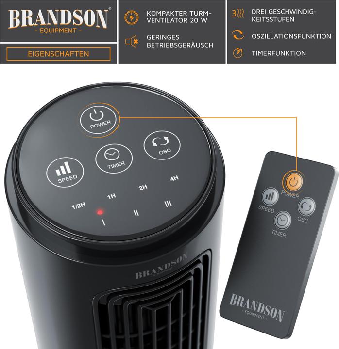 Produktbild Brandson Turmventilator (48 dB)