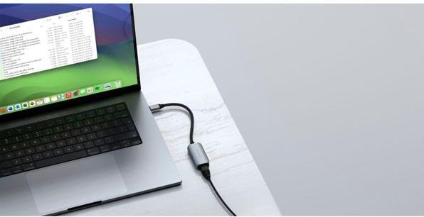 Productafbeelding Satechi USB-C naar Ethernet-adapter 2.5Gb (USB-C, RJ45 2.5 Gigabit Ethernet (1x))