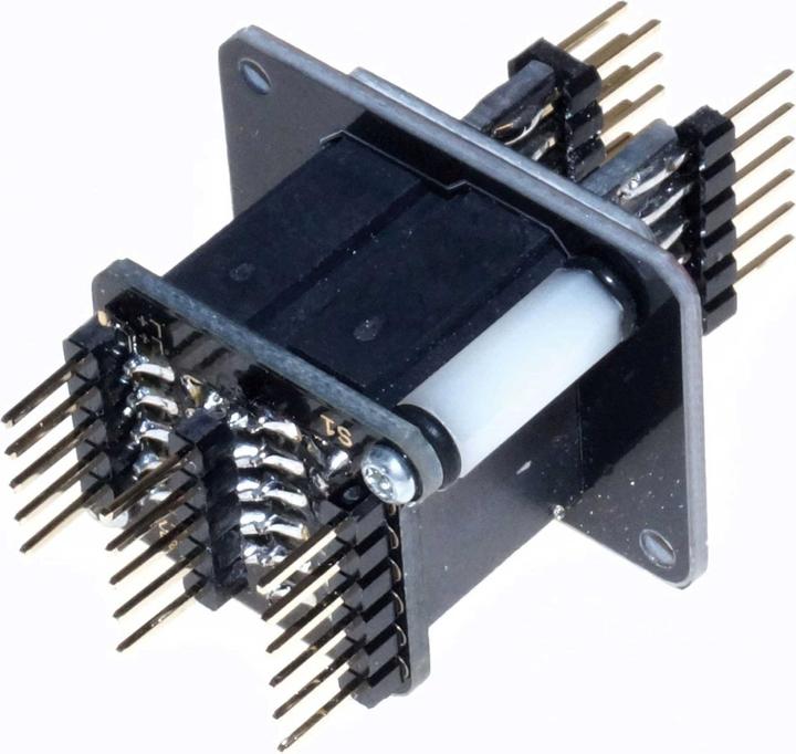 Actual product image Unilight direct connect header with 6 primary 10 secondary poles, 2pcs, uni contactle