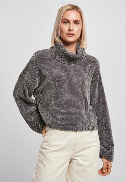Produktbild Urban Classics Ladies Short Chenille Turtleneck Sweater - 13801 (4XL)