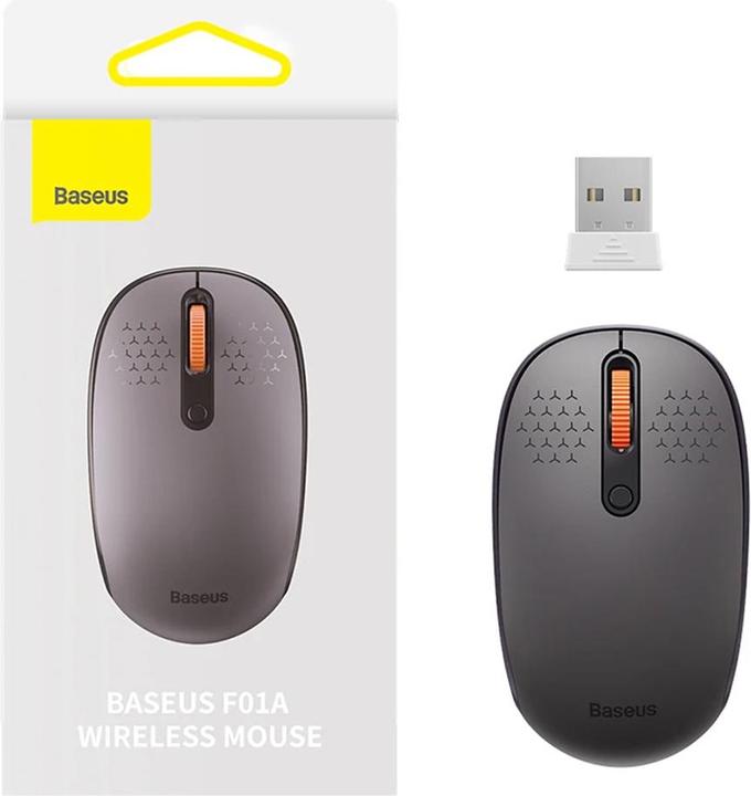 Actual product image Baseus Wireless mouse F01A 2.4G 1600DPI (frosted grey) (Wireless)