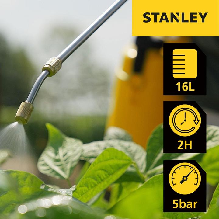 Actual product image Stanley Battery-powered backpack spray pump 16 litres 14.4 V2 Ah (16 l)