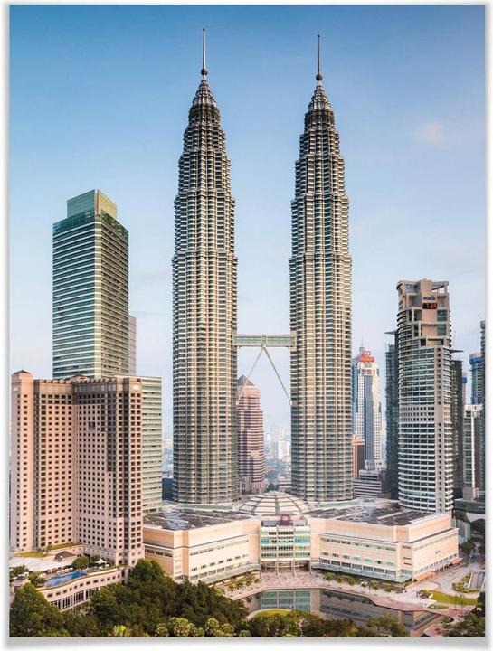Produktbild Trenddeko Petronas Towers in Kuala Lumpur (60 x 80 cm)