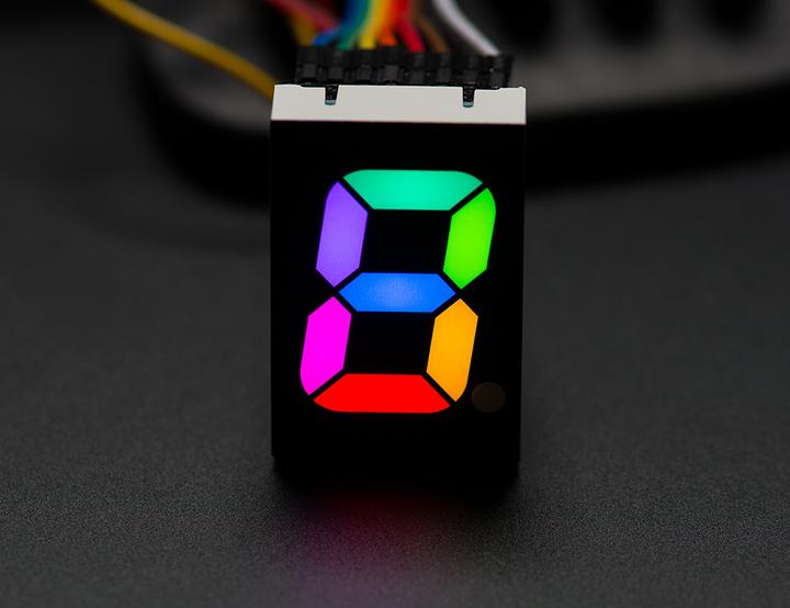 Produktbild Adafruit RGB 7-Segment Digit 2.5cm (Diverse)
