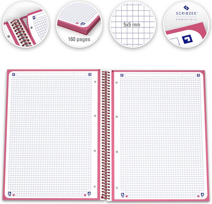 Produktbild Oxford European Book (A4, Kariert, Harter Einband)
