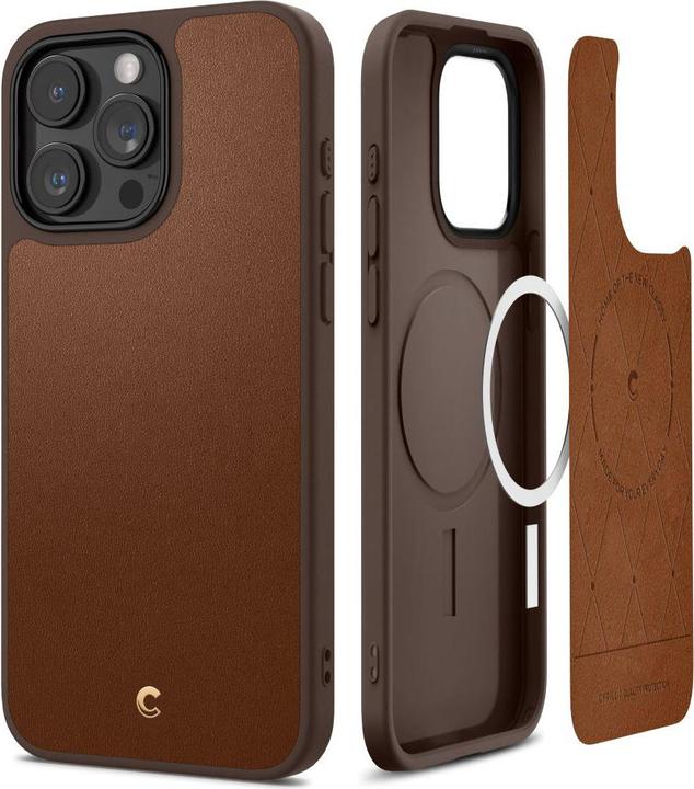 Actual product image Cyrill Kajuk MAG iPhone 15 Pro 6.1" Magsafe saddle brown ACS06771 (Apple iPhone 15 Pro)