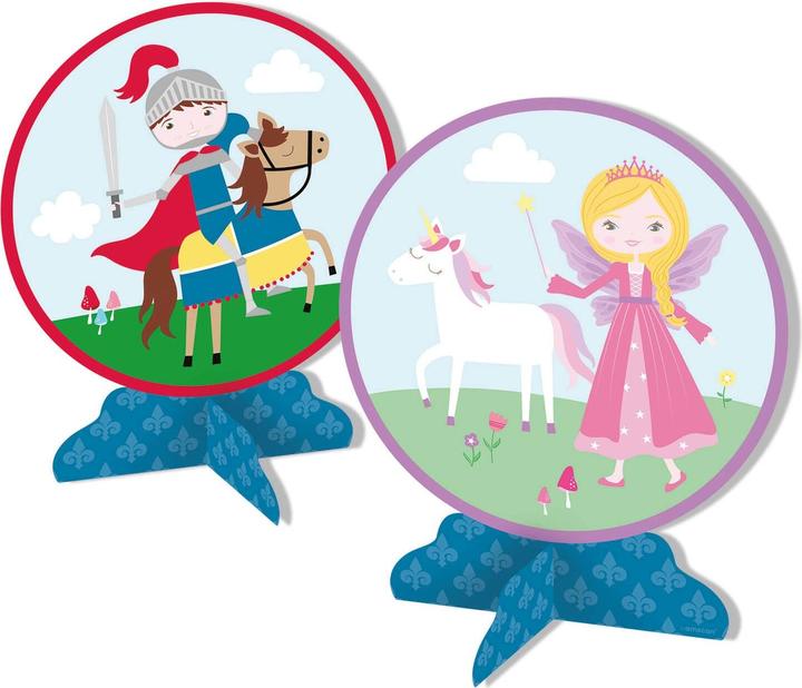 Produktbild Amscan Tafelaufsatz - Prinzessin & Ritter (2St.)