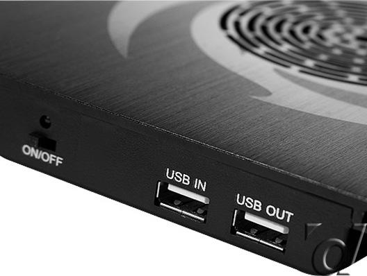 Produktbild Revoltec Notebook Kühler RNC-3000, Aluminium, schwarz