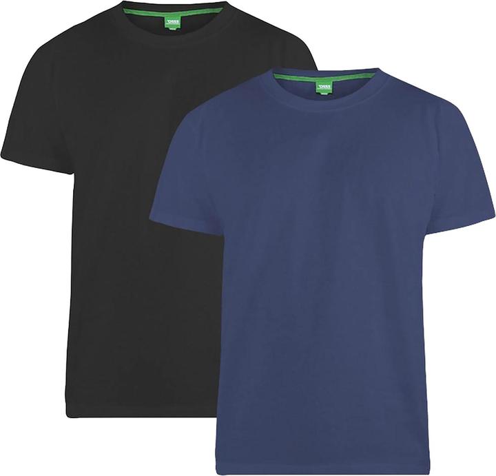 Produktbild DUKE TShirt Fenton D555 Kingsize Rundhalsausschnitt 2erPackung (5XL)