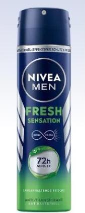 NIVEA MEN MEN Fresh Sensation Spray (Spray, 150 ml)