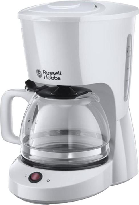 Actual product image Russell Hobbs 22610-56 Textures Plus Glass Coffee Maker White