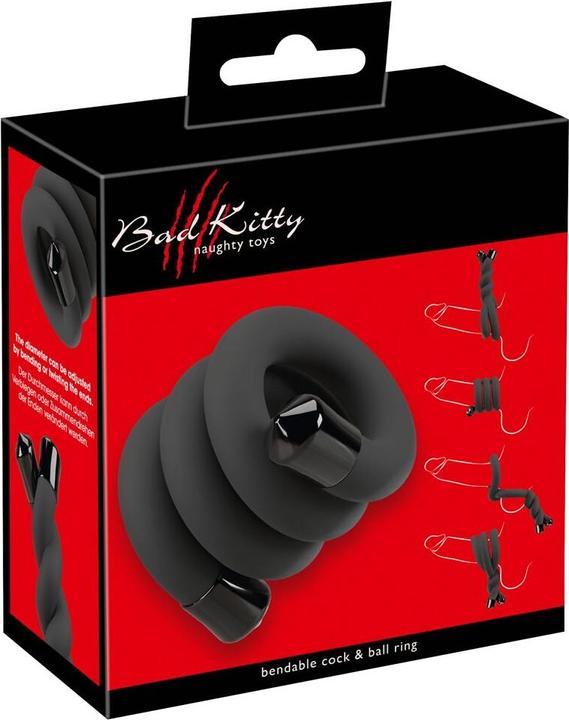 Produktbild Bad Kitty bendable cock & ball ring (1.30 cm)