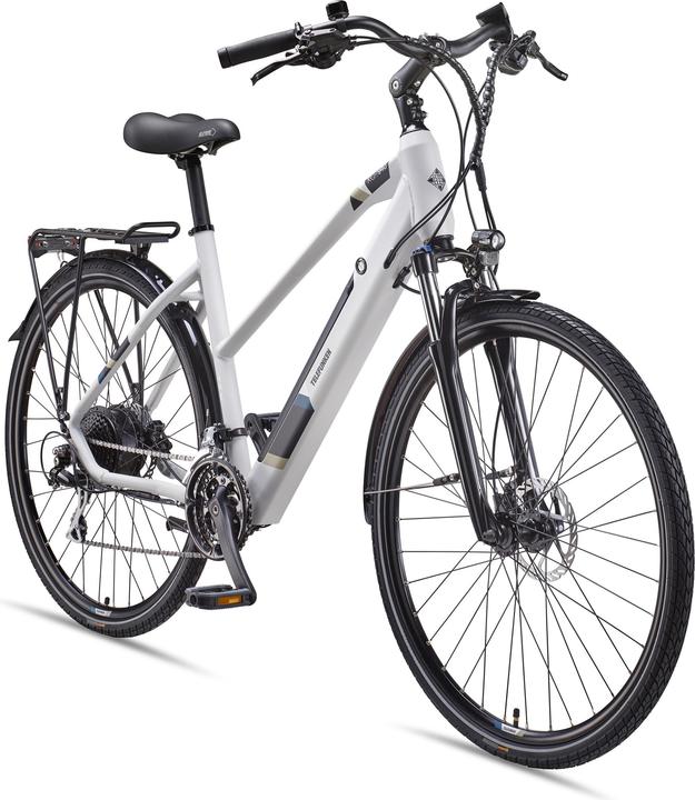 Telefunken Trekking E-Bike Expedition XC940, Wheel size 28 ", Warranty 24 month(s), White/Black (50 cm)