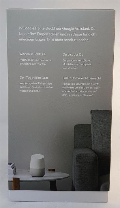 Actual product image Google Home (IFTTT, Google Assistant)