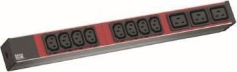 Immagine prodotto Bachmann IT PDU 19 pollici 1U 8xC13 rosso 3xC19 rosso