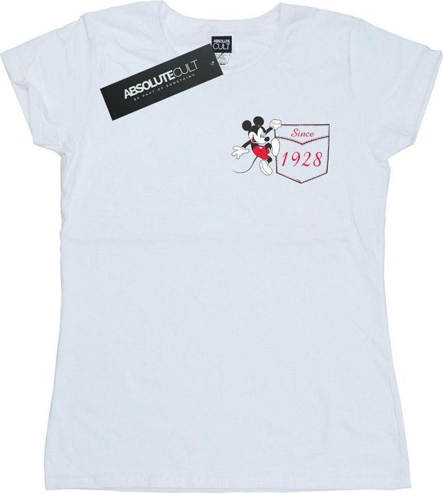 Disney Mickey Mouse Faux Pocket Since 1928 TShirt (XL)