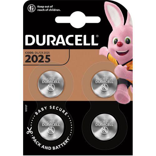 Produktbild Duracell CR2025 (4 Stk., CR2025, 165 mAh)
