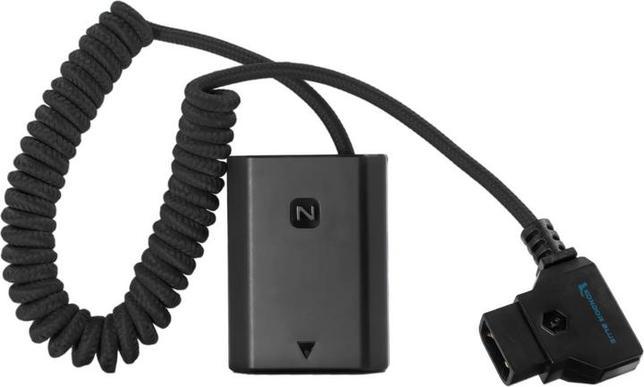 Actual product image Kondor Blue D-Tap to Sony A7SIII/A7IV NP-FZ100 Dummy Battery Cable (Raven Black)