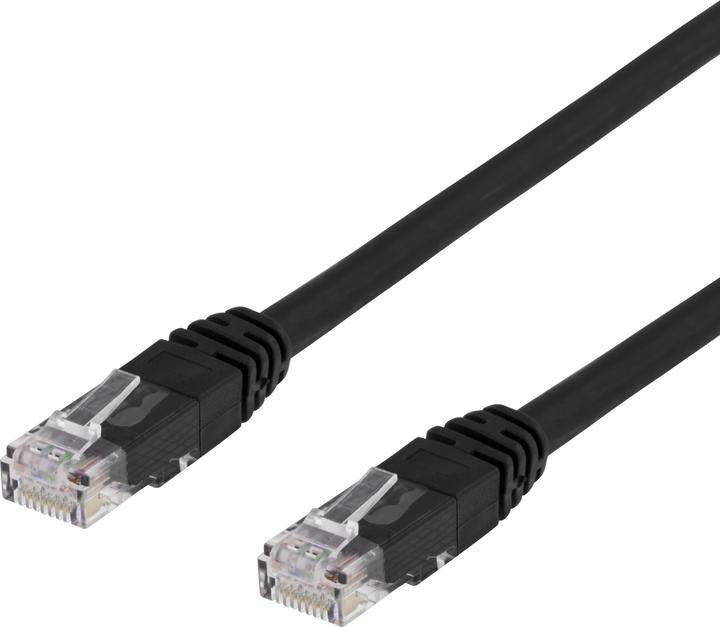Image du produit Deltaco Câble réseau U / UTP Cat6, 10m, noir (10 m)