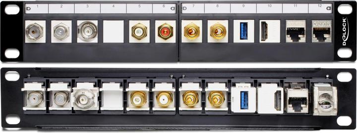 Produktbild Delock Patch Panel Schwarz