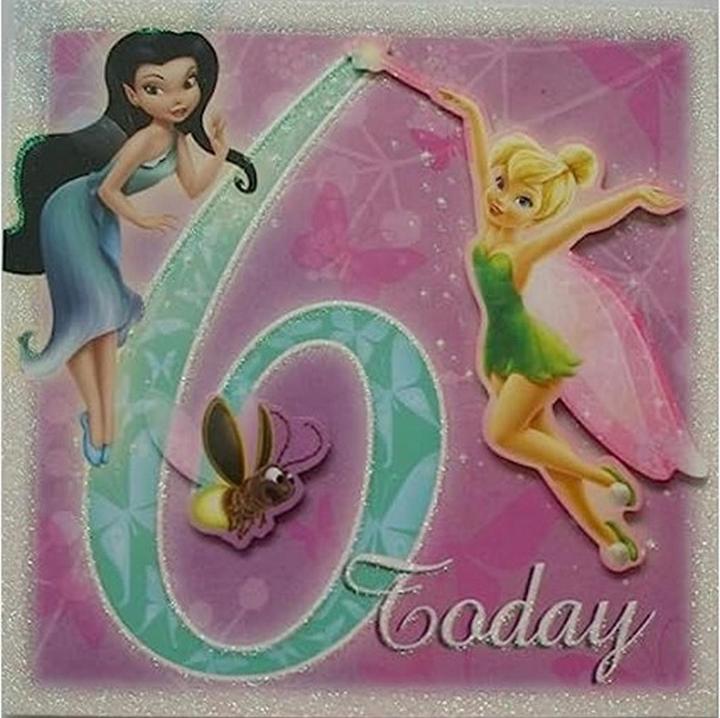 Produktbild Disney Interactive Studios Tinkerbell 6. Geburtstag Grusskarte (1 Stk.)