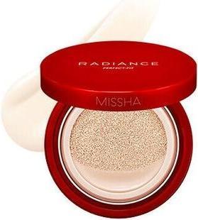 Actual product image Missha Radiance Perfect Fit Cushion SPF 50+ PA++ 15g (Suntan cream, SPF 50, 15 g)