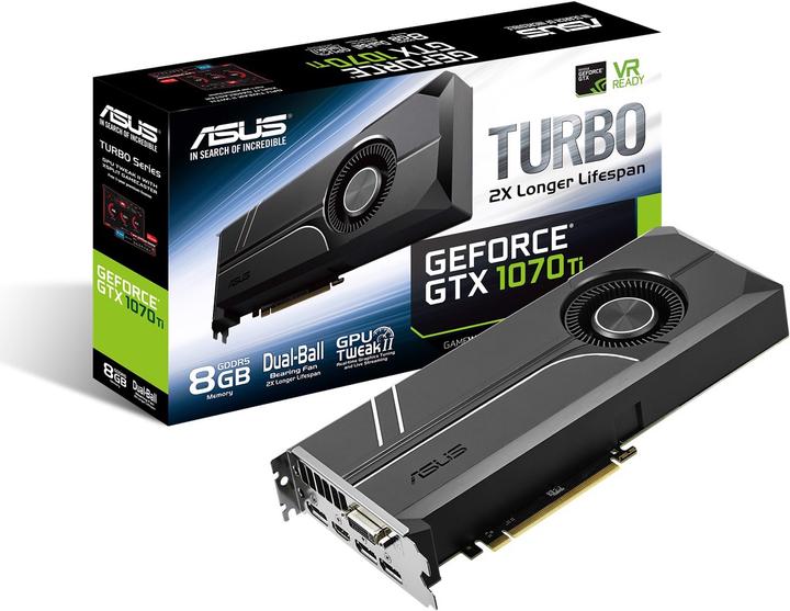 Actual product image ASUS GeForce TURBO GTX 1070 Ti 8G (8 GB)
