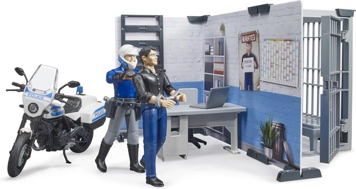 Actual product image Bruder Police station with police motorcycle