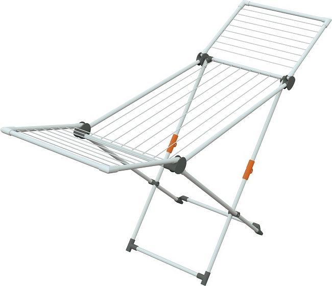 Actual product image Juwel Superdry Maxi clothes horse (with washing lines, drying length 20 m, colour grey, weatherproof, stan (2 m)