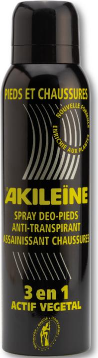 Produktbild Akileïne AKILEINE Grün Fuss&Schuhspr 3in1 Reinigen 150 ml (Fussdeodorant & -puder, 150 ml)