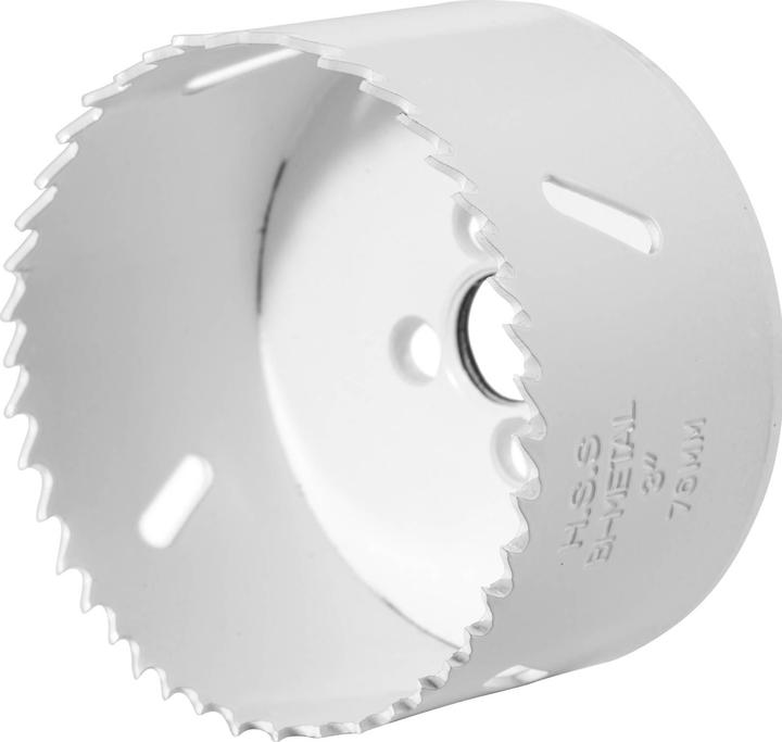 Produktbild MSW HSS Bi-Metall Lochsäge Lochbohrer Lochfräser 76 mm Bohrkrone Metall Holz (76 mm)