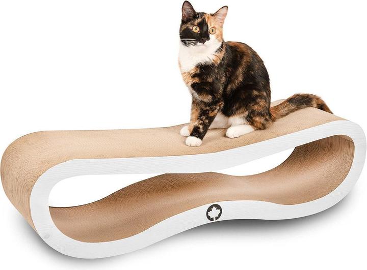 Produktbild CanadianCat Kratzmöbel Orbit 2.0, Hellgrau Holzoptik (23 cm, Hellgrau)