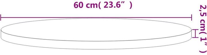 Produktbild VidaXL Gillian (Ø 60 x 2.5 cm)
