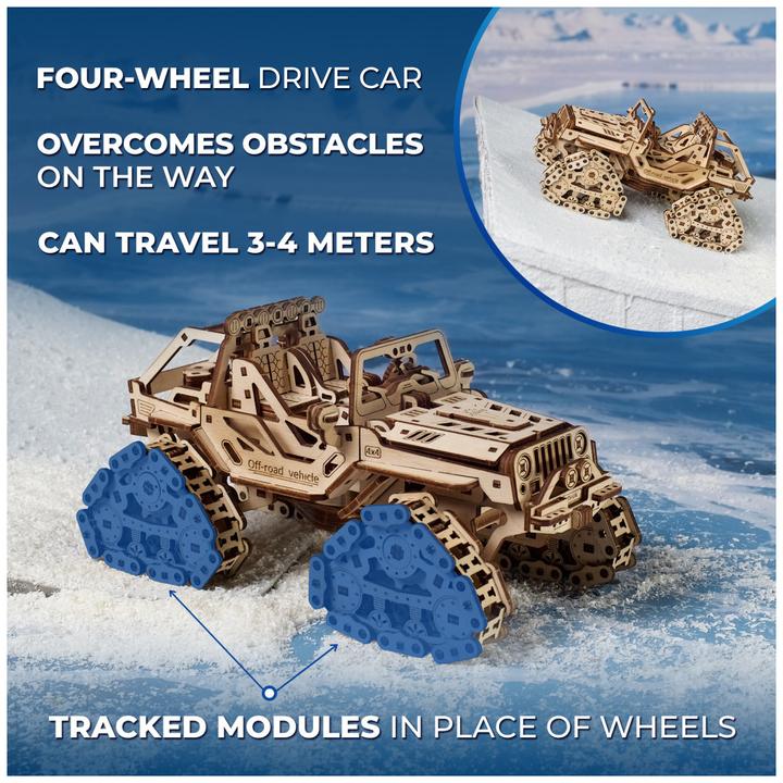 Image du produit Ugears 70204 Véhicule tout-terrain tracké
