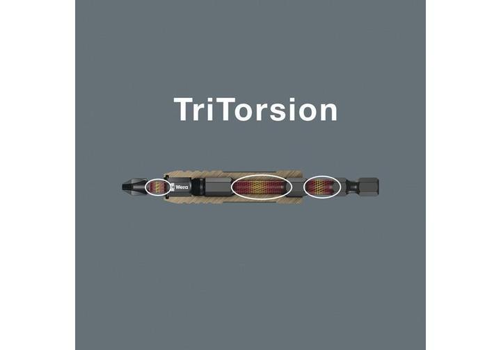 Actual product image Wera Bit-Check 10 Impaktor 1 (PH, Hexagon, TORX® BO, PZ, 1/4 in external hexagon)
