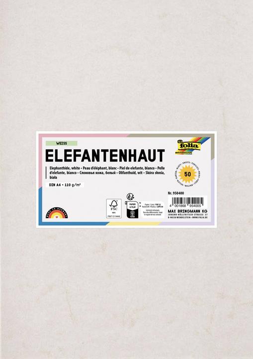 Actual product image Folia Elephant skin paper (110 g/m², 1 x)