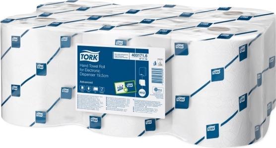 Image du produit Tork Håndklaedeark Advanced H12 2-lag hvid 471113 enMotion 6rl - (6 ruller pr. karton) (6 x)