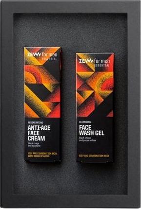 Actual product image ZEW for men Essential Regenerating and Cleansing Set for Men (Facial care set)