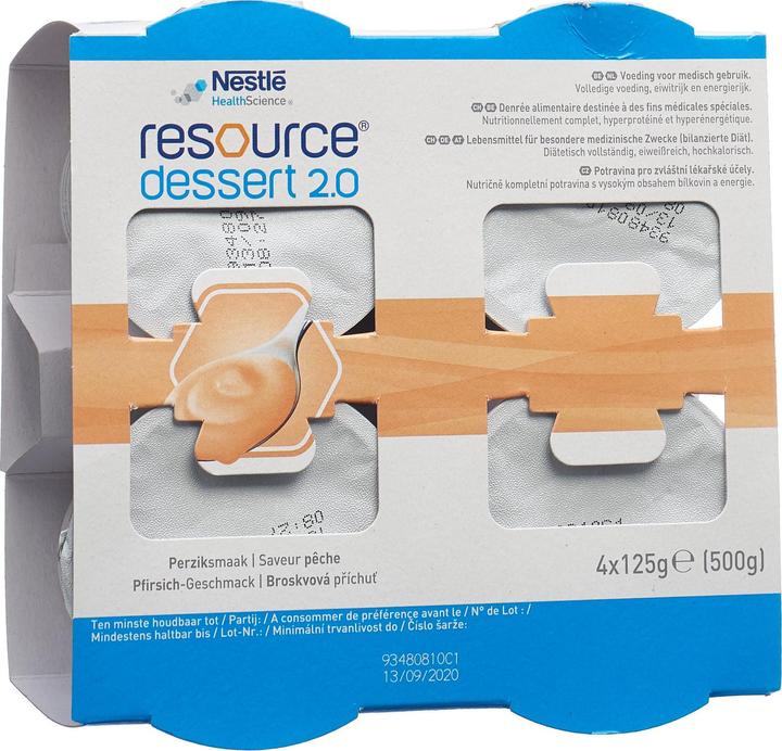 Produktbild Resource Dessert 2.0 Pfirsich (Pfirsich, 500 g)