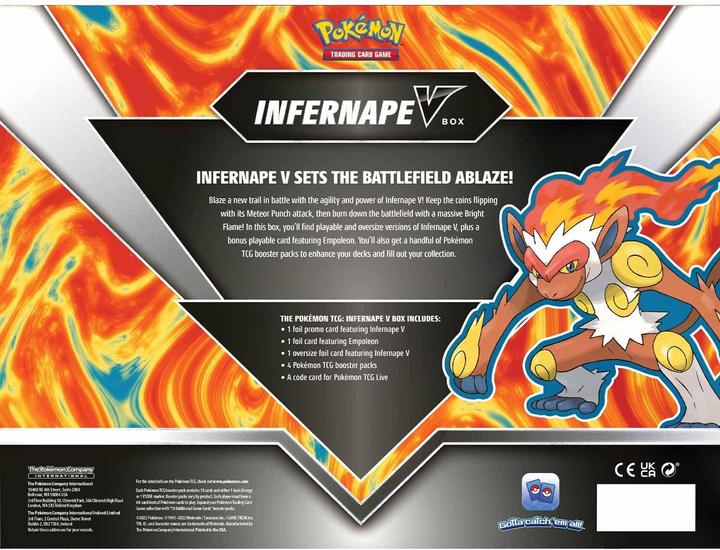 Produktbild Pokémon Infernape V Box (Englisch, Booster Pack)